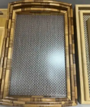 سینی مستطیل چوبی نوع جنس بامبو