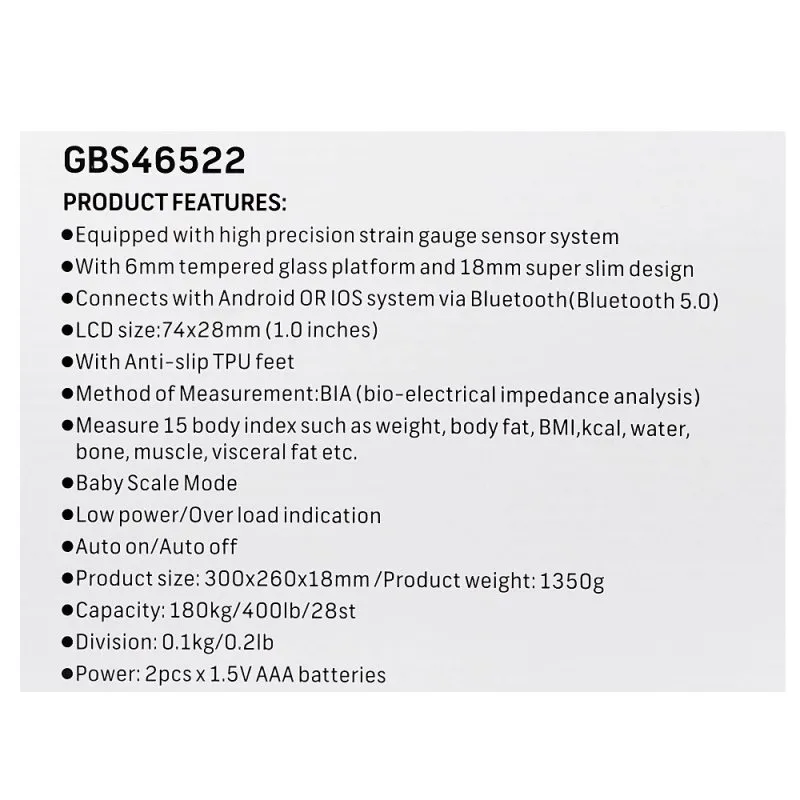 ترازو وزن کشی جیپاس مدل GBS46522 gallery3