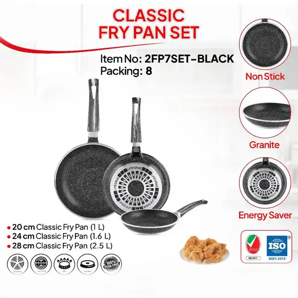 سرویس تابه تک دسته لایف اسمایل مدل 2FP7SET-GRAY