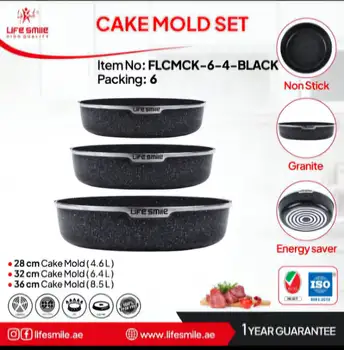 قالب سه عددی لایف اسمایل FLCMCK-6-4-BLACK-