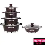 سرویس قابلمه گرانیتی 10 پارچه لایف اسمایل مدل FLCM thumb 1