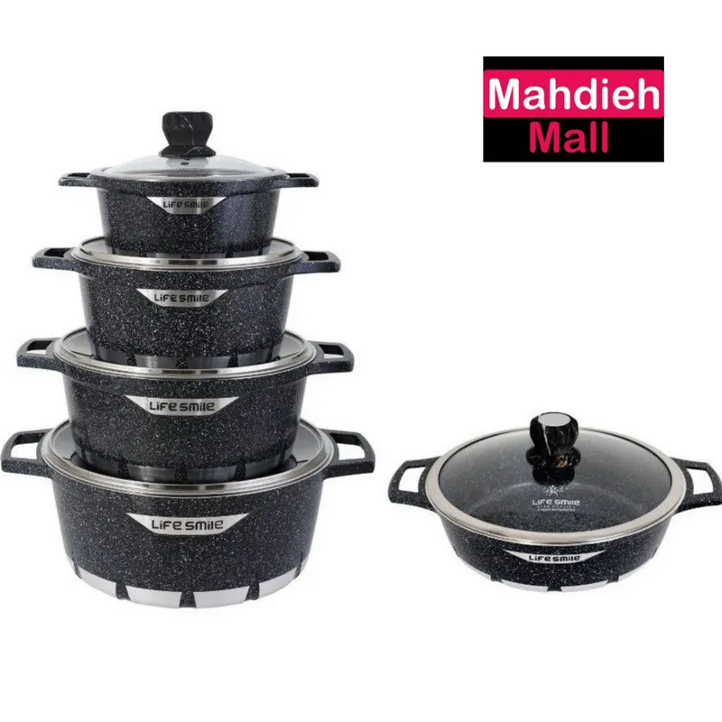 سرویس قابلمه گرانیتی 10 پارچه لایف اسمایل مدل FLCM gallery4