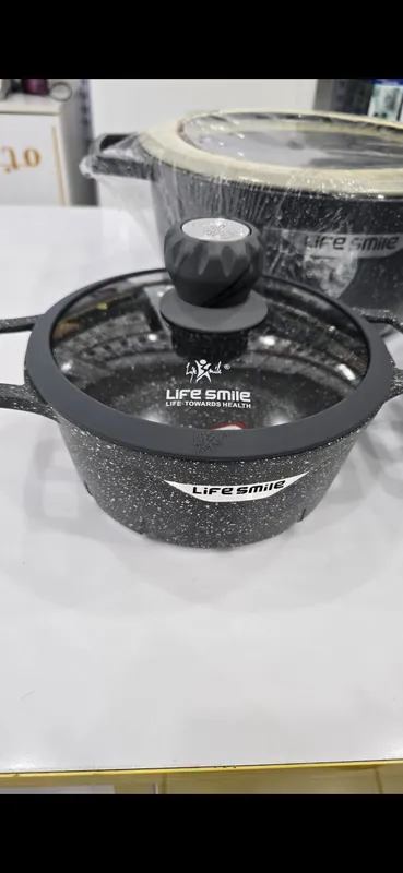 سرویس قابلمه لایف اسمایل گرانیتی مدل FLHM-  پارچه 10 gallery4