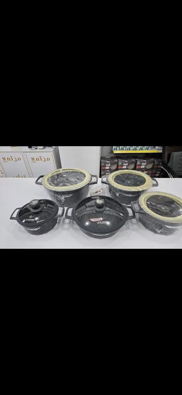 سرویس قابلمه لایف اسمایل گرانیتی مدل FLHM-  پارچه 10 gallery5