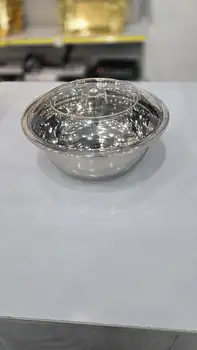 لگن استیل درب دار