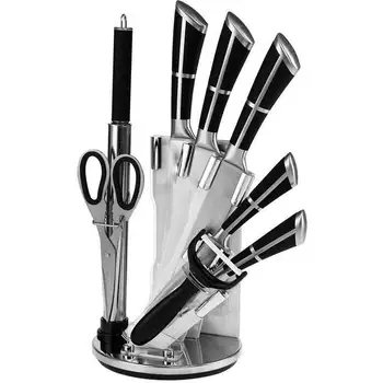 ست چاقوی آشپزخانه 9 تکه دسینی استیل ضد زنگ