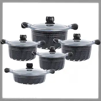 سرویس قابلمه گرانیت لایف اسمایل 10 پارچ مدل  p2