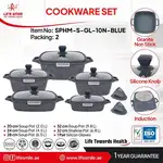 سرویس قابلمه لایف اسمایل مدل SPHM-   10 پارچه گرانیت thumb 9